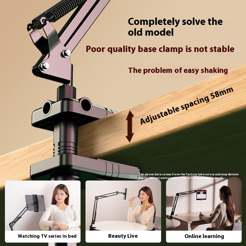 Applicable To IPad Mobile Phone Lazy Person Bracket Tablet Bedside Cantilever Desktop Live Streaming Shooting Bed Universal Shelf