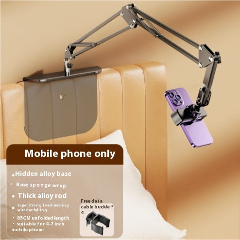 Applicable To IPad Mobile Phone Lazy Person Bracket Tablet Bedside Cantilever Desktop Live Streaming Shooting Bed Universal Shelf