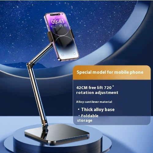 Applicable To IPad Mobile Phone Lazy Person Bracket Tablet Bedside Cantilever Desktop Live Streaming Shooting Bed Universal Shelf
