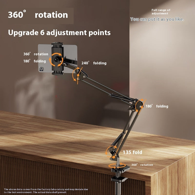 Applicable To IPad Mobile Phone Lazy Person Bracket Tablet Bedside Cantilever Desktop Live Streaming Shooting Bed Universal Shelf