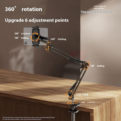 Applicable To IPad Mobile Phone Lazy Person Bracket Tablet Bedside Cantilever Desktop Live Streaming Shooting Bed Universal Shelf